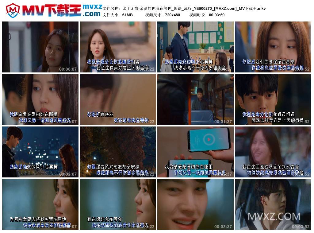 太子无情-亲爱的你我在等你_国语_流行_YE500270